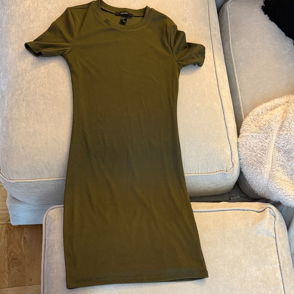 Forever 21 Olive Mini Dress